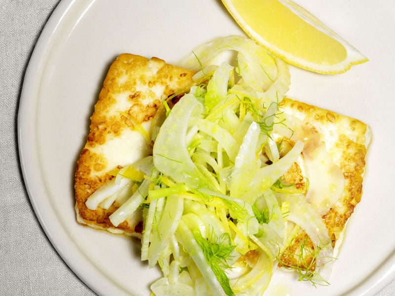 Pan-fried Haloumi